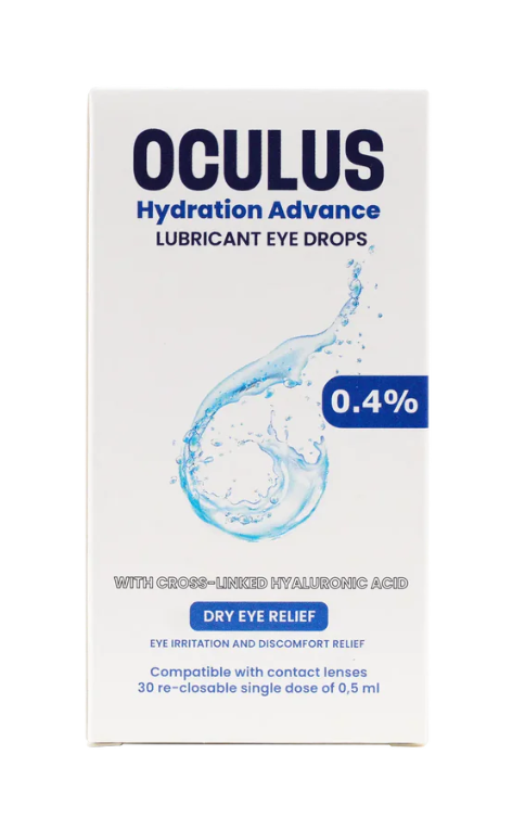 OCULUS HYDRATION 0.4% LUBRICANT EYE DROPS 30PCS